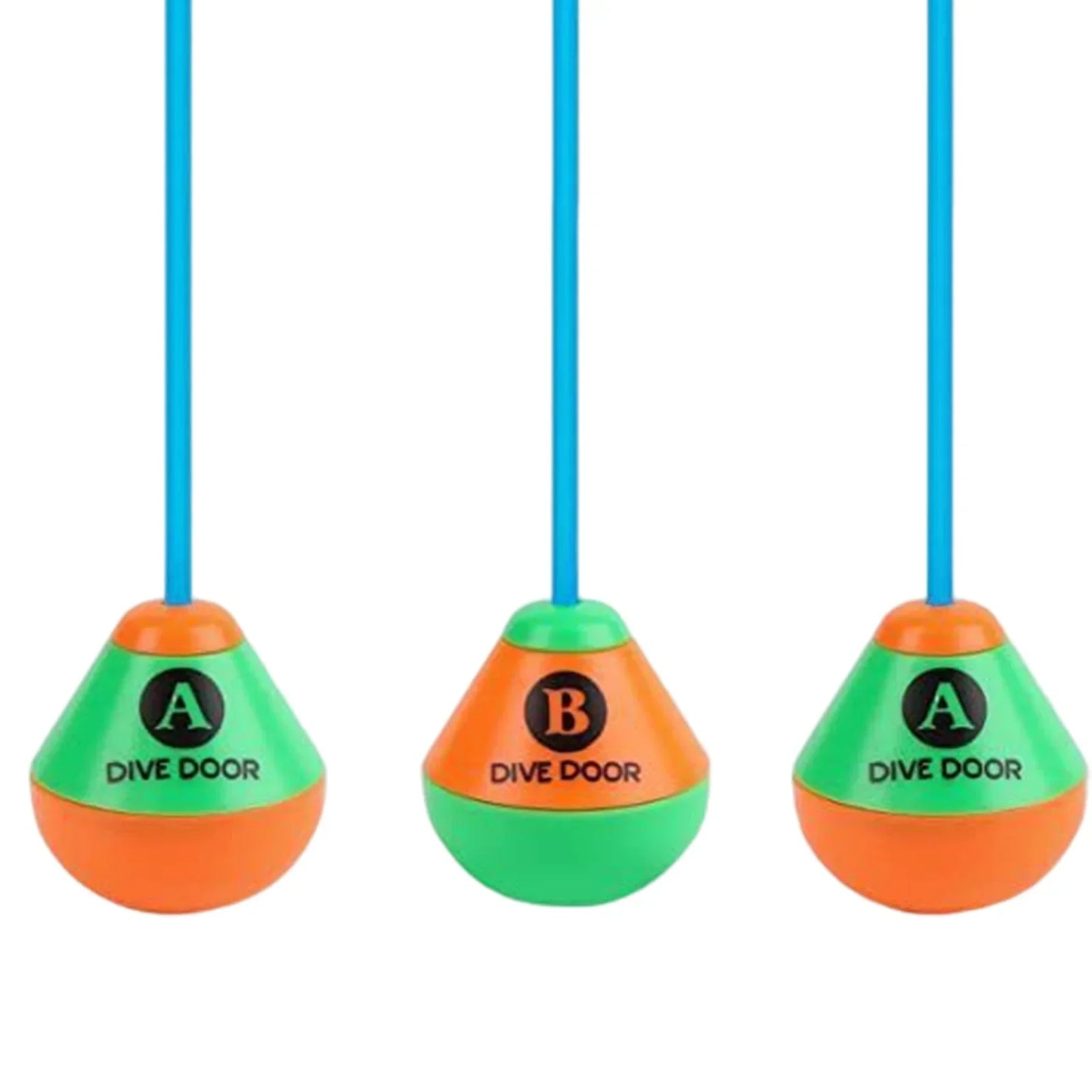 2pcs/set Through Door Diving Ring Funny Swimming Game Aids Dive Door Reusable Dive Swim Through Door Adults Kids Pool Thru Rings - PoolnStuff