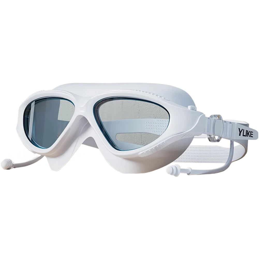 Professional HD Swim Glasses Adjustable Wide View Swim Goggles Waterproof Swim Sports Eyewear for Women Men - PoolnStuff