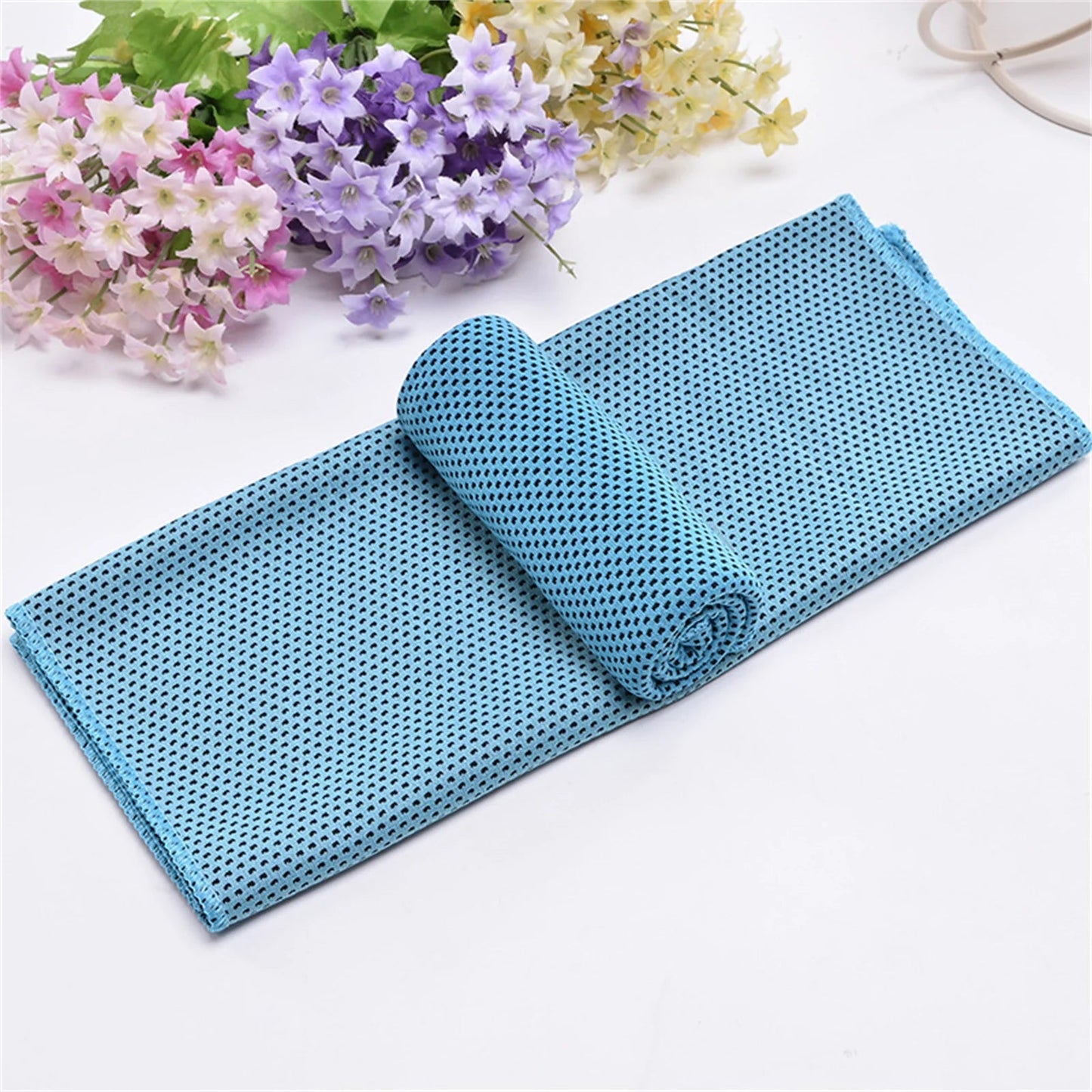 Cooling Towel Instant Relief Microfiber Cool Towels Chilling Neck Wrap Ice Cold Rags for Sports Fitness Camping Cycling Hiking - PoolnStuff