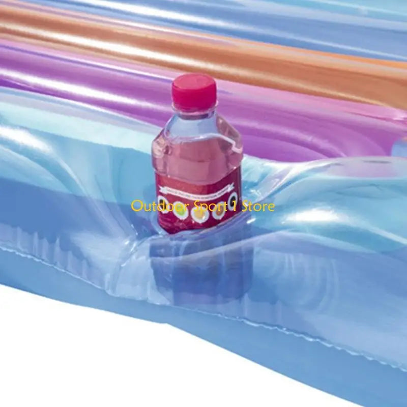 A0KA Inflatable Pool Floats Mat Float Raft Water Lounger Swimming Pool Mattress Float - PoolnStuff