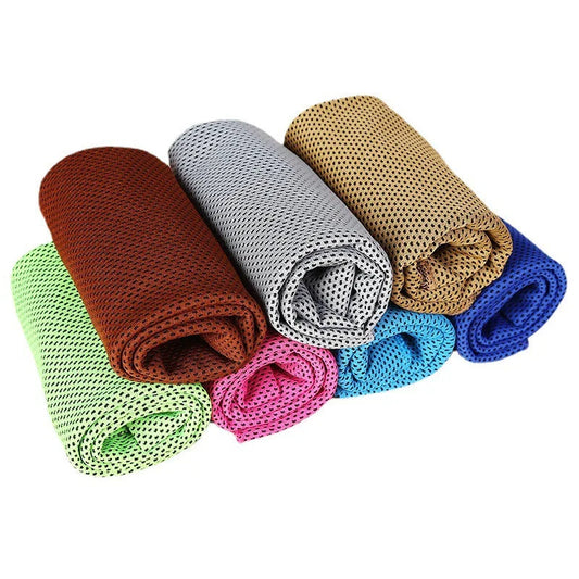 Cooling Towel Instant Relief Microfiber Cool Towels Chilling Neck Wrap Ice Cold Rags for Sports Fitness Camping Cycling Hiking - PoolnStuff