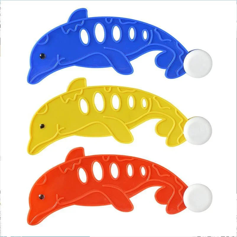 Summer Rocket Shark Fish Diving Games Pool Toys for Kids Swimming Pool Throwing Water Fun Game Toy Diving Swimming Toys Set Gift - PoolnStuff