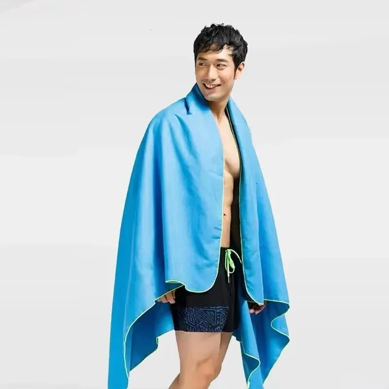 Sports Microfiber Quick Dry Pocket Towel Portable Ultralight Absorbent Large Towel For Swimming Pool Fitness Yoga Beach - PoolnStuff