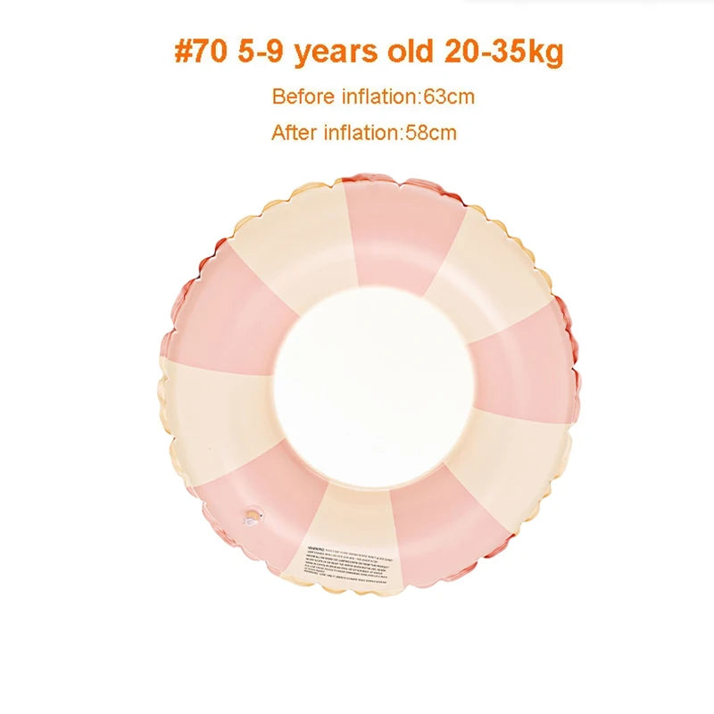 Donut Swimming Ring Inflatable Swimming Pool Floating Youth Children's Swimming Ring Baby Swimming Tube Water Play Pool Toy - PoolnStuff