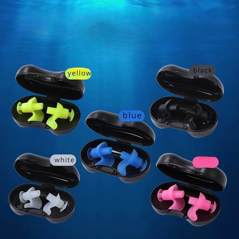 Ear Plugs Swimming Waterproof Silicone Earplugs for Swimming, Showering, Surfing & Bathing Swimming Accessories Pool Ear Plug - PoolnStuff