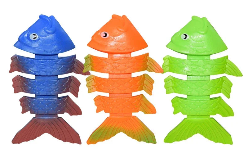 Summer Rocket Shark Fish Diving Games Pool Toys for Kids Swimming Pool Throwing Water Fun Game Toy Diving Swimming Toys Set Gift - PoolnStuff