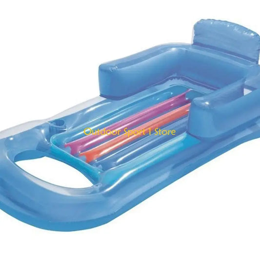 A0KA Inflatable Pool Floats Mat Float Raft Water Lounger Swimming Pool Mattress Float - PoolnStuff