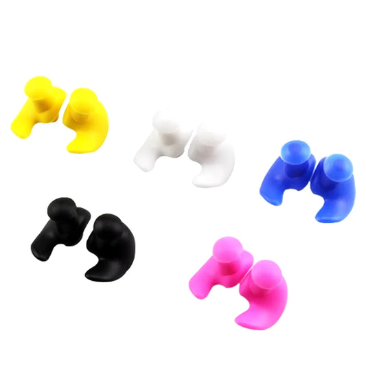 Durable Earplugs Classic Delicate Texture 1 Pair Waterproof Soft Earplugs Silicone Portable Ear Plugs Swimming Accessories - PoolnStuff