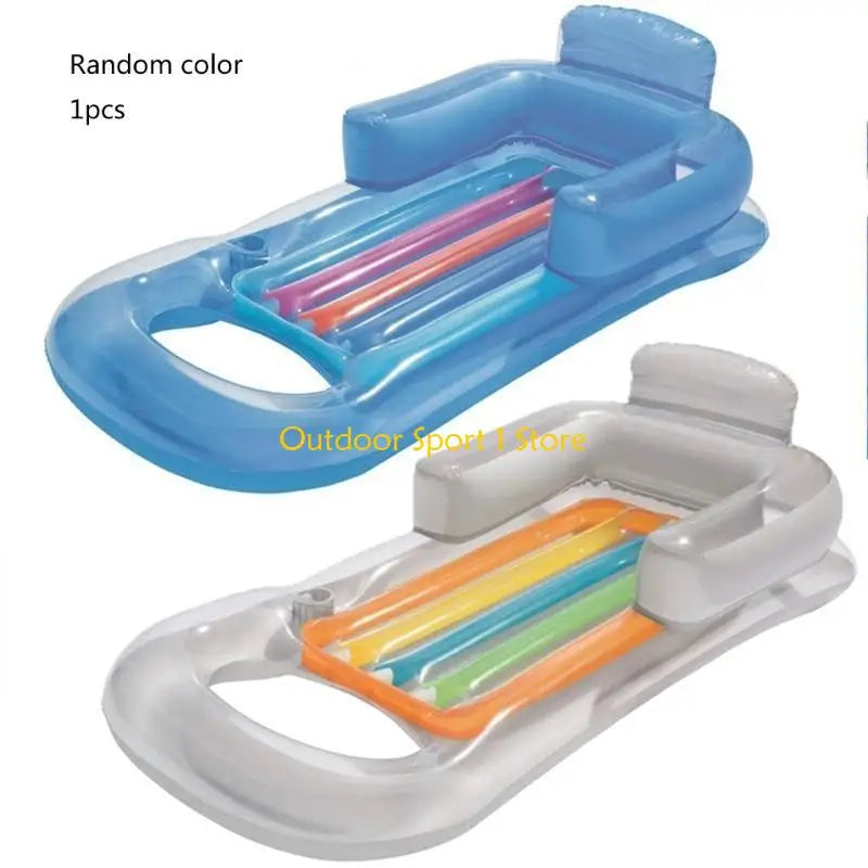 A0KA Inflatable Pool Floats Mat Float Raft Water Lounger Swimming Pool Mattress Float - PoolnStuff