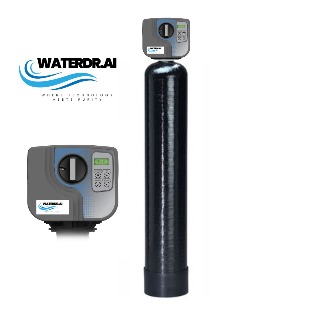 WaterDr.ai 47k Grain Fine Mesh Water Softener