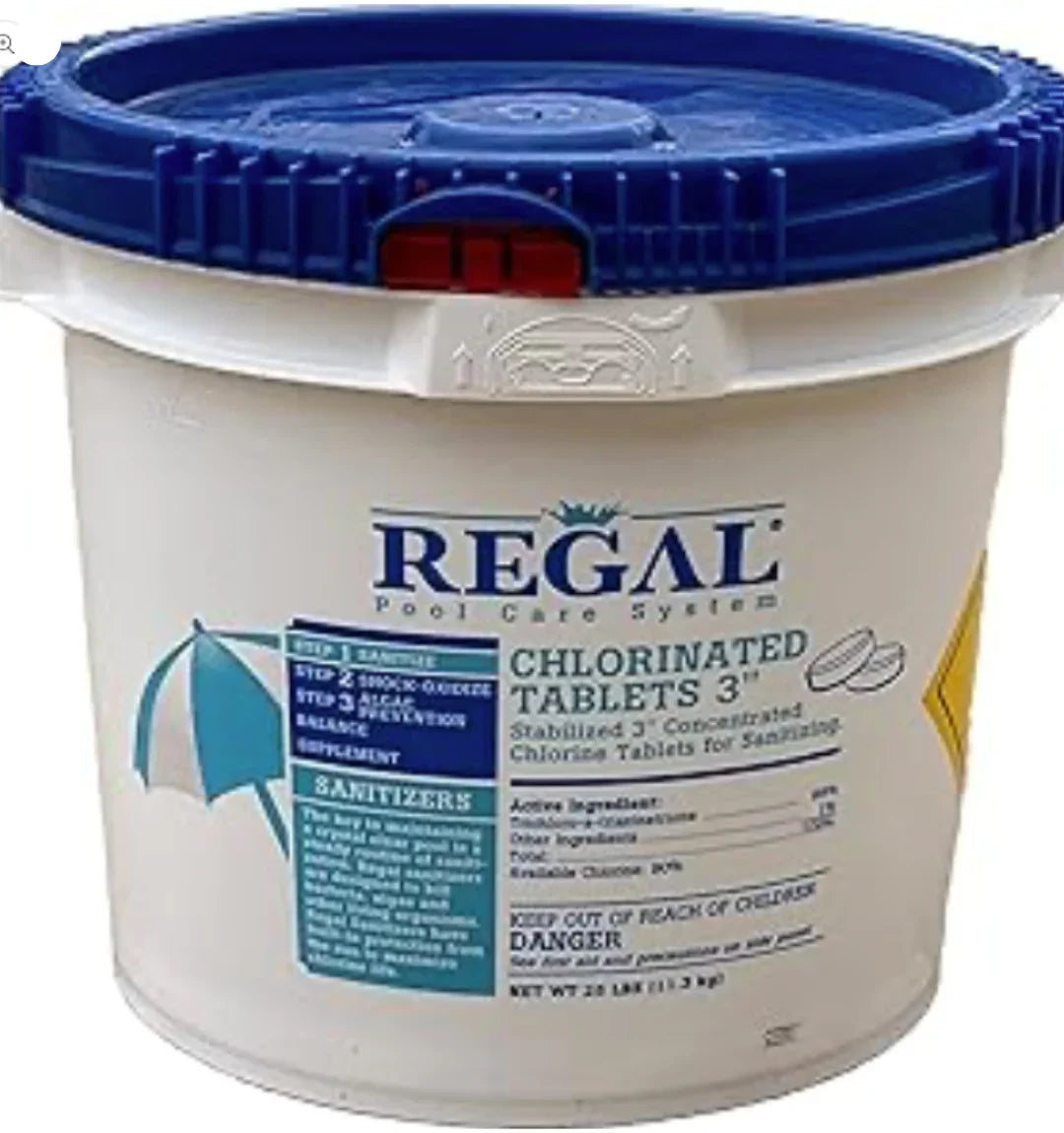 Regal 25lbs Unwrapped 3" Chlorinated Tabs - PoolnStuff