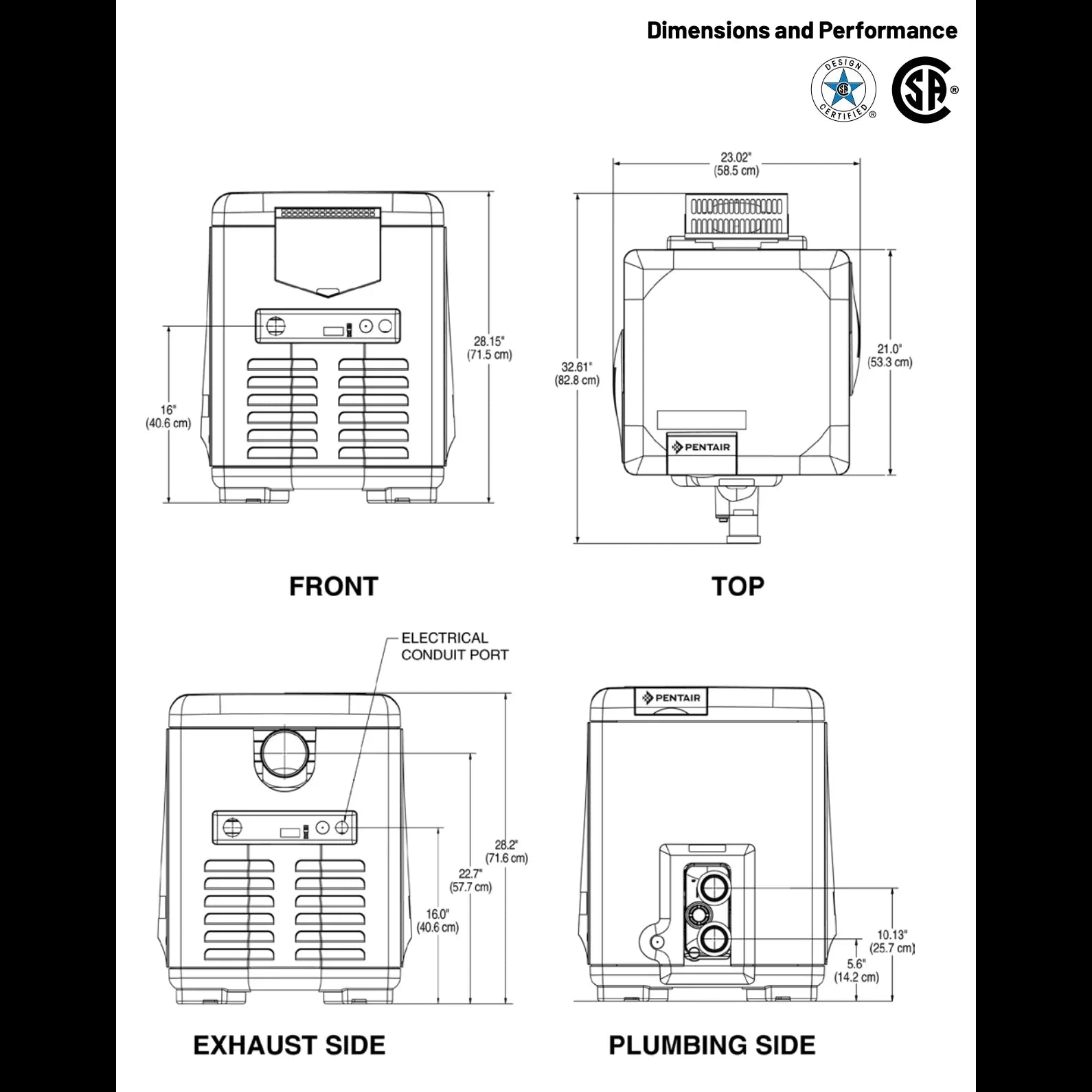 Pentair MasterTemp Propane Heater 175K-400K BTU - PoolnStuff