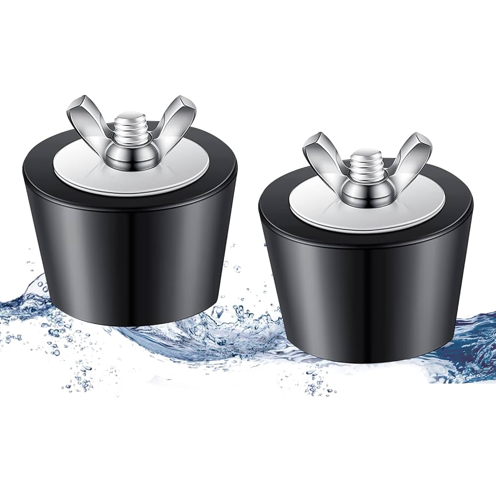 Rubber Winterizing Plugs for Pool and Spa - 2 pack 1.5 inch