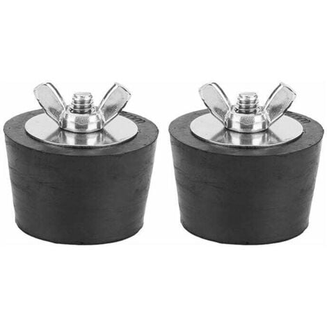 Rubber Winterizing Plugs for Pool and Spa - 2 pack 1.5 inch